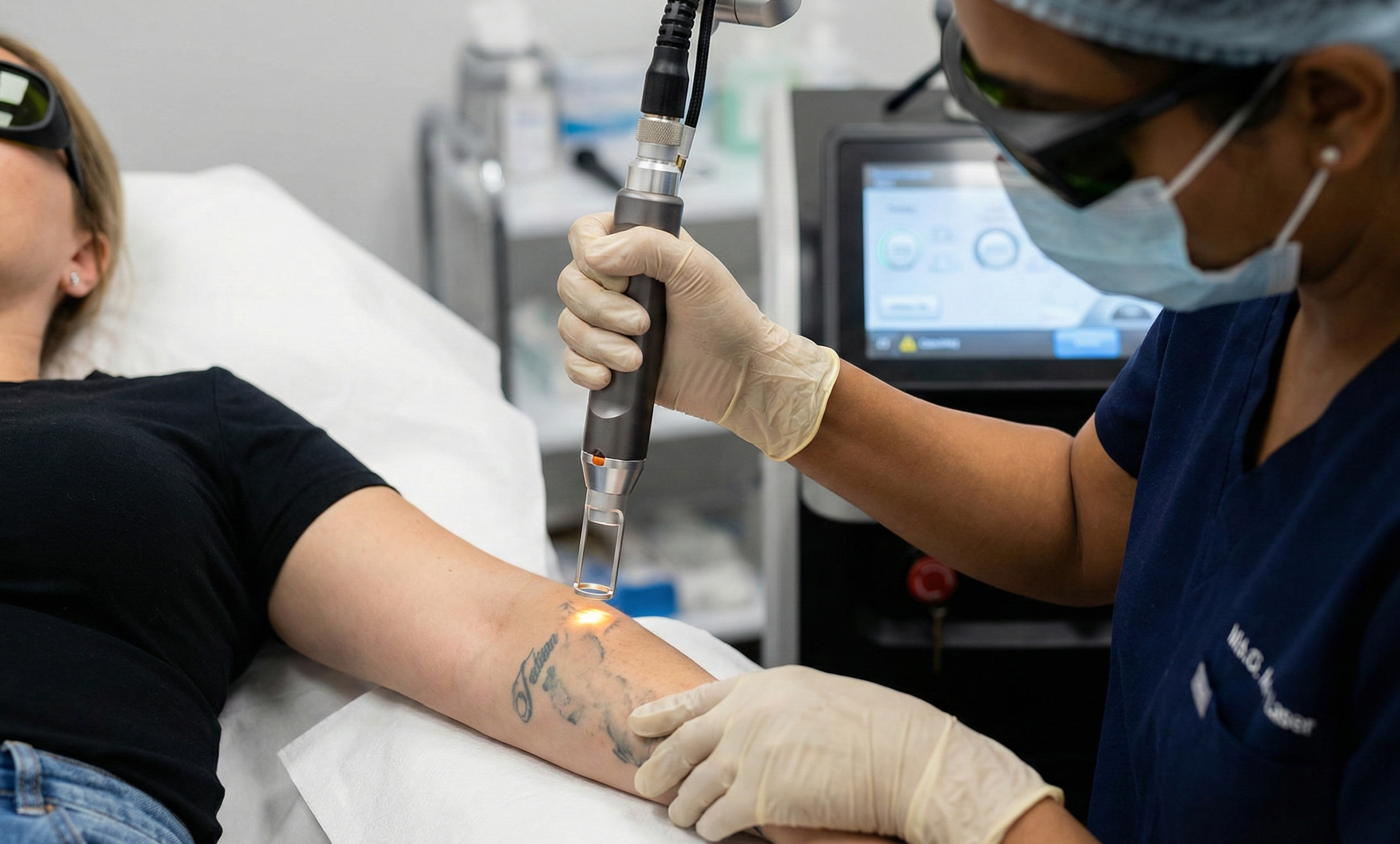 professional laser tattoo removal process in lucknow